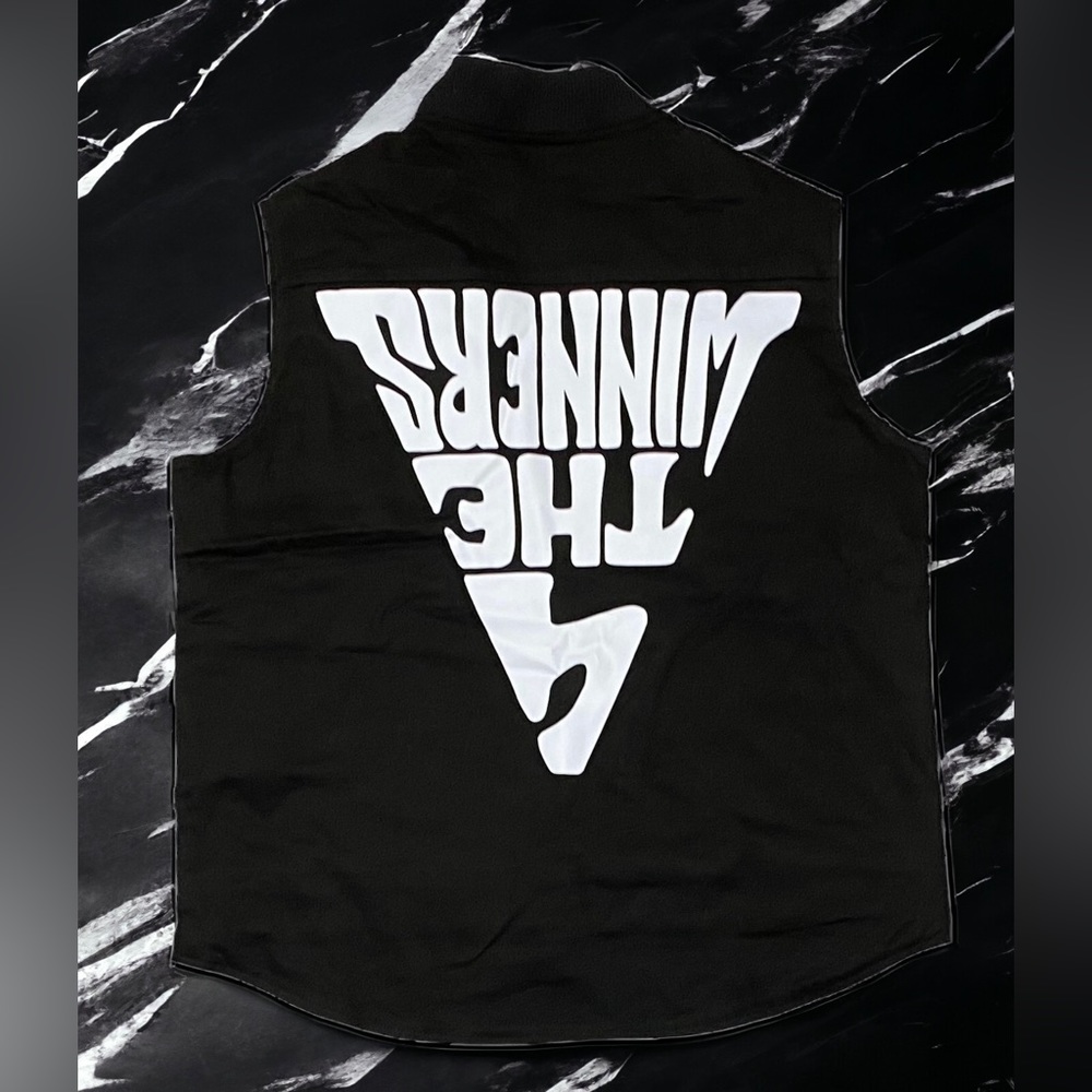NEW Puffers Smoke Shop 4 The Winners Only Vest Black Mens Sz M